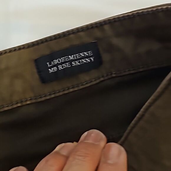Scotch & Soda Maison Scotch La Bohemienne Skinny Pants Army Green size 32/32 - Picture 8 of 11
